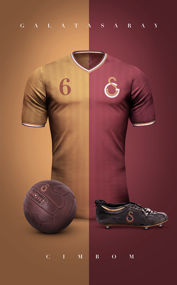 Galatasaray maillot vintage football